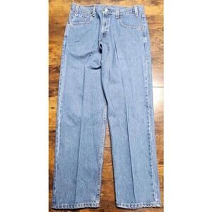 Vintage Levi's 569 Men's Loose Straight Fit Blue Jeans Size 36x32 Made In USA